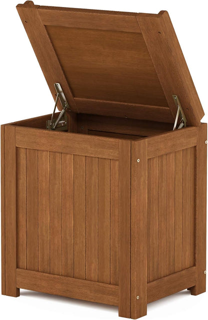  Furinno Tioman Extérieur Bois Dur Boîte De Rangement, Naturel