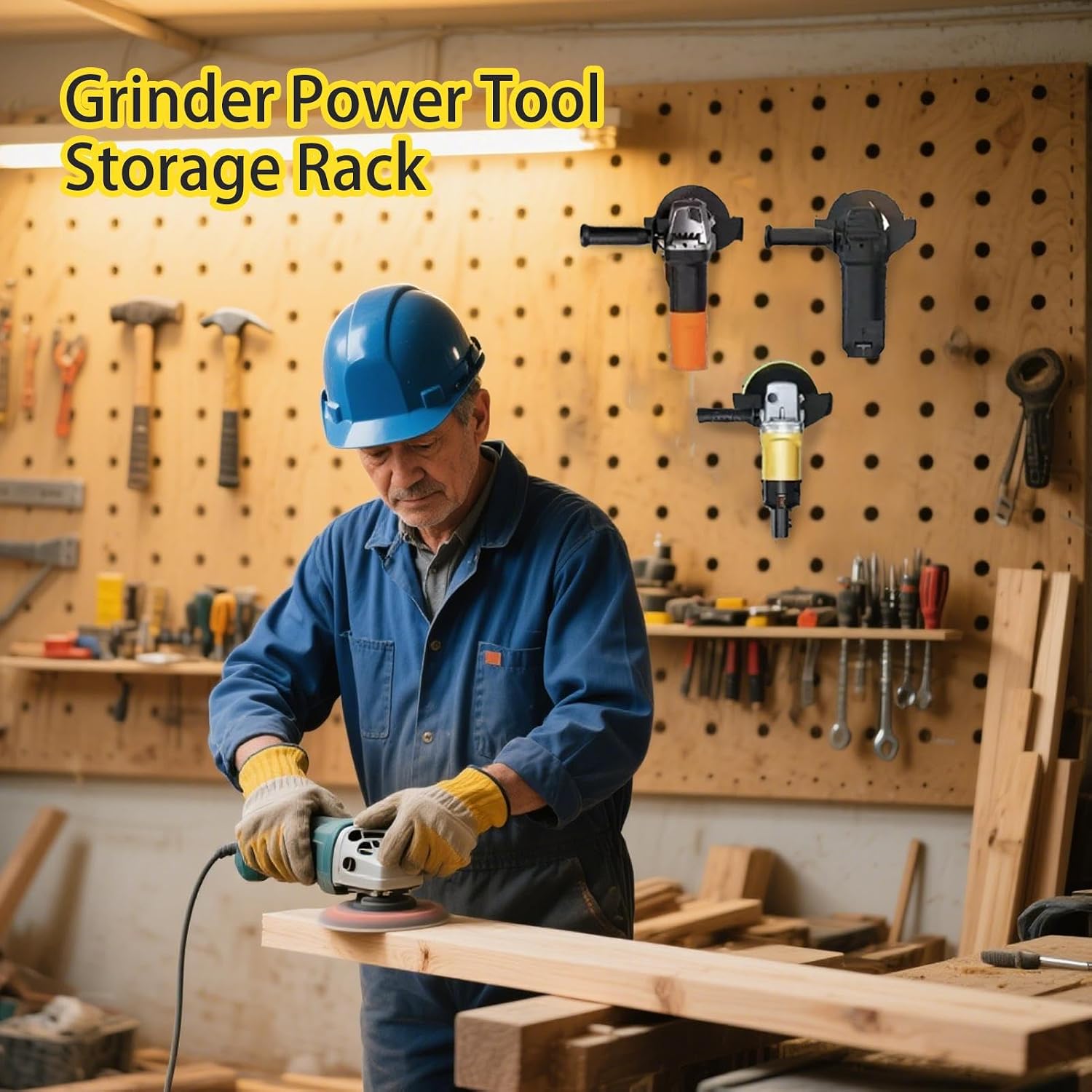  Générique Organisateur D'Outils Électroportatifs,Support Mural Métallique Pour Outils | Système De Stockage Résistant à L'Usure Pour Atelier, Garage Et Établi