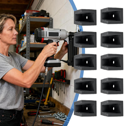  Râteliers D'outils Pour Murs De Garage,10 Pièces Organisateur Pour Manomètres De Pression Des Pneus | Support De Stockage Pour Outils Pneumatiques,Pour Garage, Atelier, Réparation Automobile, Lavage A
