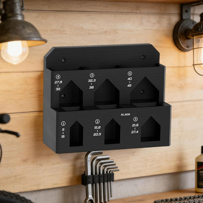  Support De Rangement Pour Outils – Organisateur D'établi De Vélo à 6 Emplacements, Support De Pince Pour Outils De Réparation Robuste Avec Conception Peu Encombrante, Solution De Rangement Polyvalente