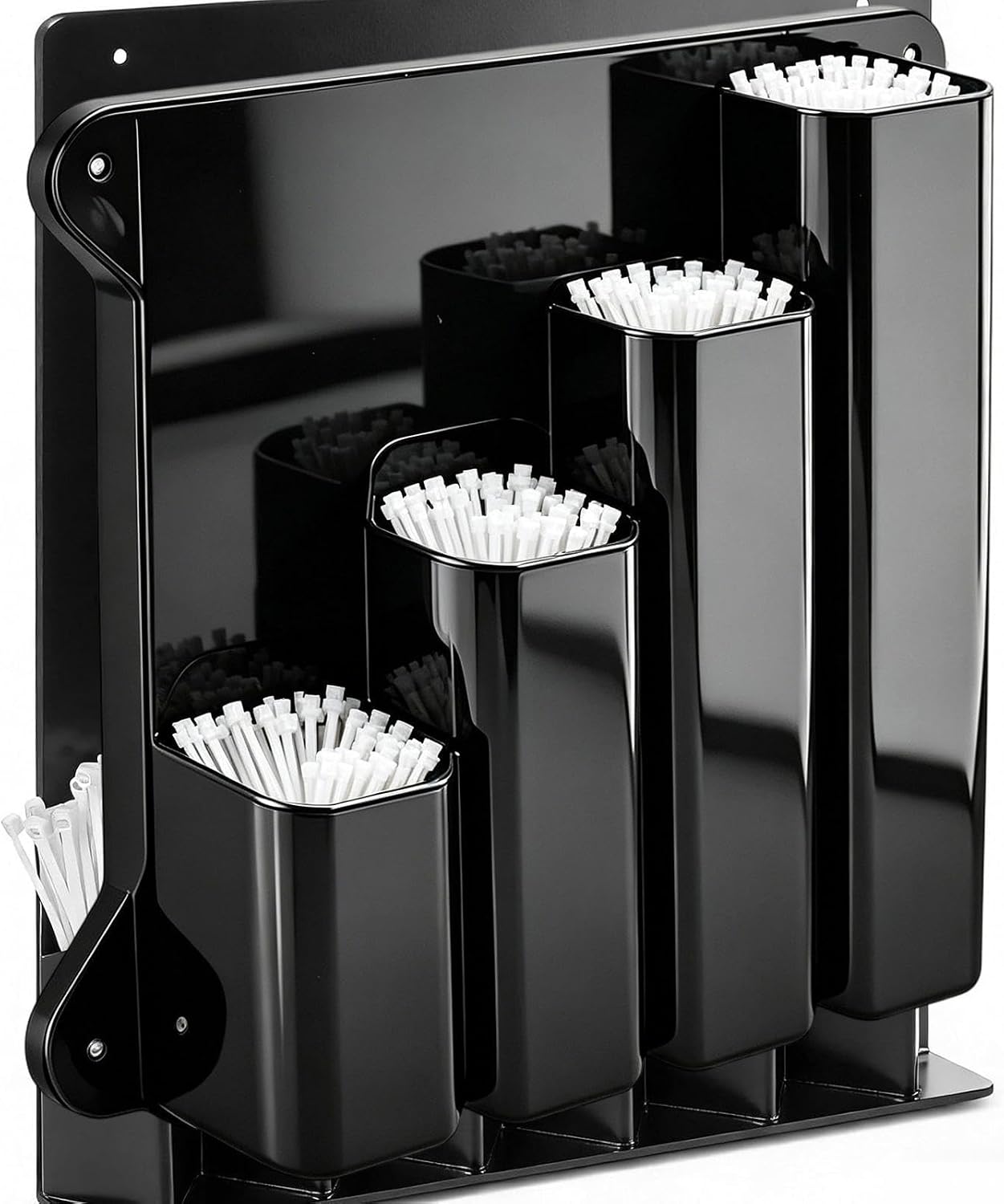 GENERIC Porte-cravates à Fermeture éclair | 4 Poches En Aluminium | Organiseur De Cravates à Fermeture éclair, Pour Remorque De Course Fermée, Garage, Magasin, Abri De Jardin, Buanderie, Entrepôt, Laboratoire