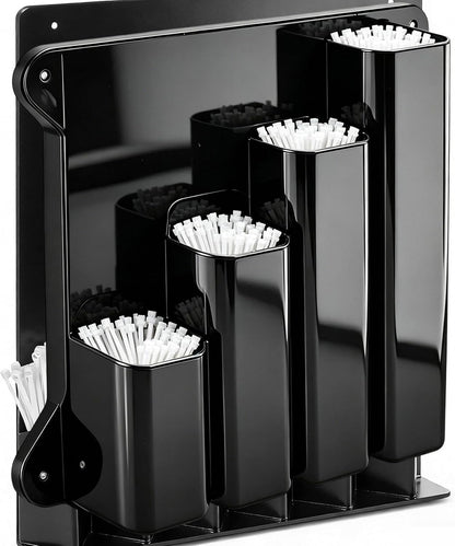 GENERIC Porte-cravates à Fermeture éclair | 4 Poches En Aluminium | Organiseur De Cravates à Fermeture éclair, Pour Remorque De Course Fermée, Garage, Magasin, Abri De Jardin, Buanderie, Entrepôt, Laboratoire