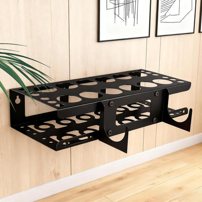 GENERIC Support De Rangement, 12 Emplacements De Grande Capacité, Support Mural Pour Outils De Calfeutrage à La Main | Pour Dortoir, Atelier De Réparation, Garage, Atelier, Salon