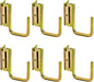  Lot De 6 Crochets En Forme De J En Fer Conçus Pour Des Configurations Rapides Et Une Prise Ferme Sur Les Protections De Rail E Crochets J Pour Camions Commerciaux Clip Anti-desserrage