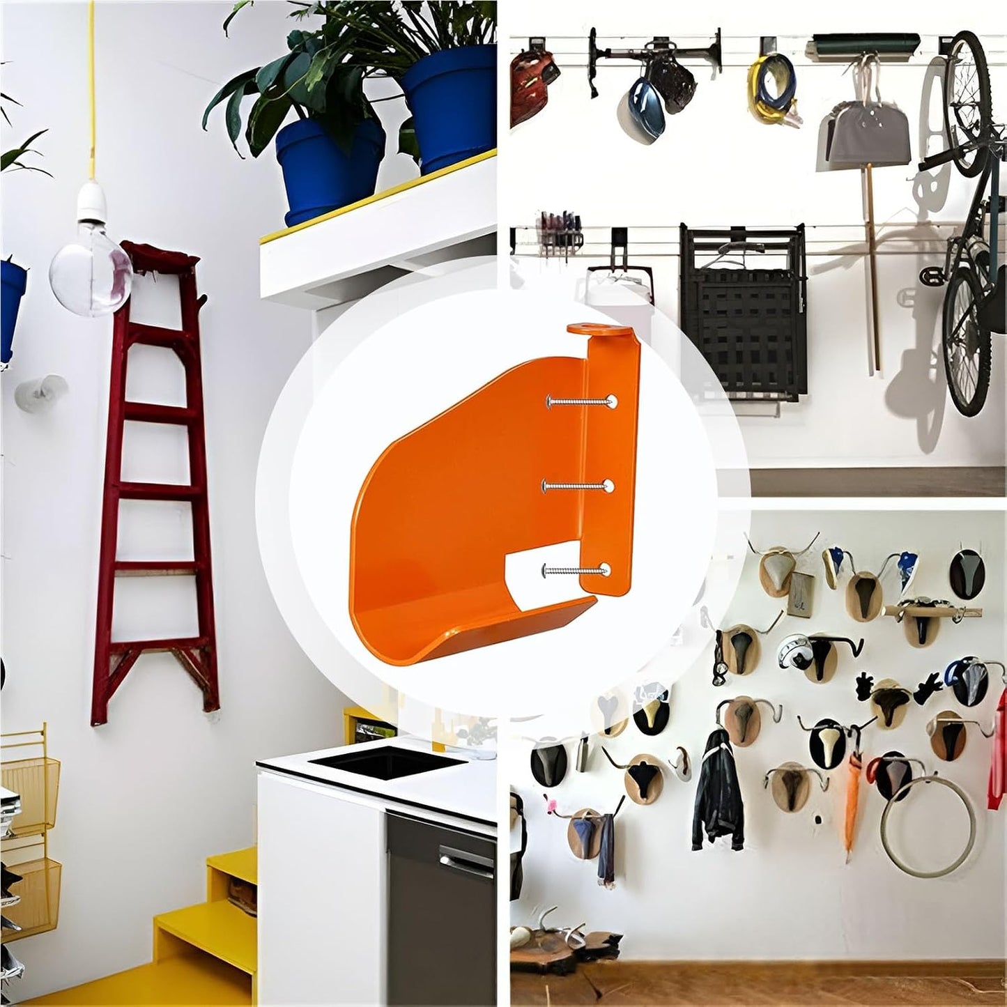  Support Pour Tronçonneuse | Support De Tronçonneuse Pour Garage, Rangement En Acier Inoxydable Robuste Pour Jardin, Tracteur, Magasin, équipement, Garage, Outils De Cour