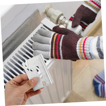  Gatuida Supports D'échelle Pour Mur De Garage En Acier Galvanisé Pour Radiateurs Panneaux Capacité De Charge Montage Mural Pour Système De Chauffage