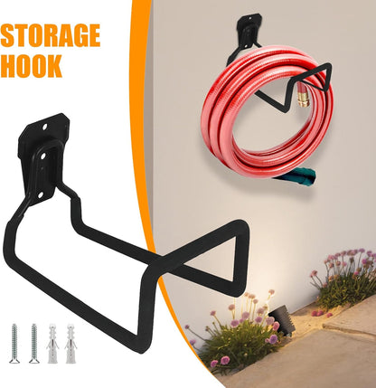  Generisch Crochet Mural De Garage - Crochet De Garage Mural Lourd - Organiseur Pour Intérieur - Crochet à Outils En Métal Pour Cave, Terrasse Et Entrepôt