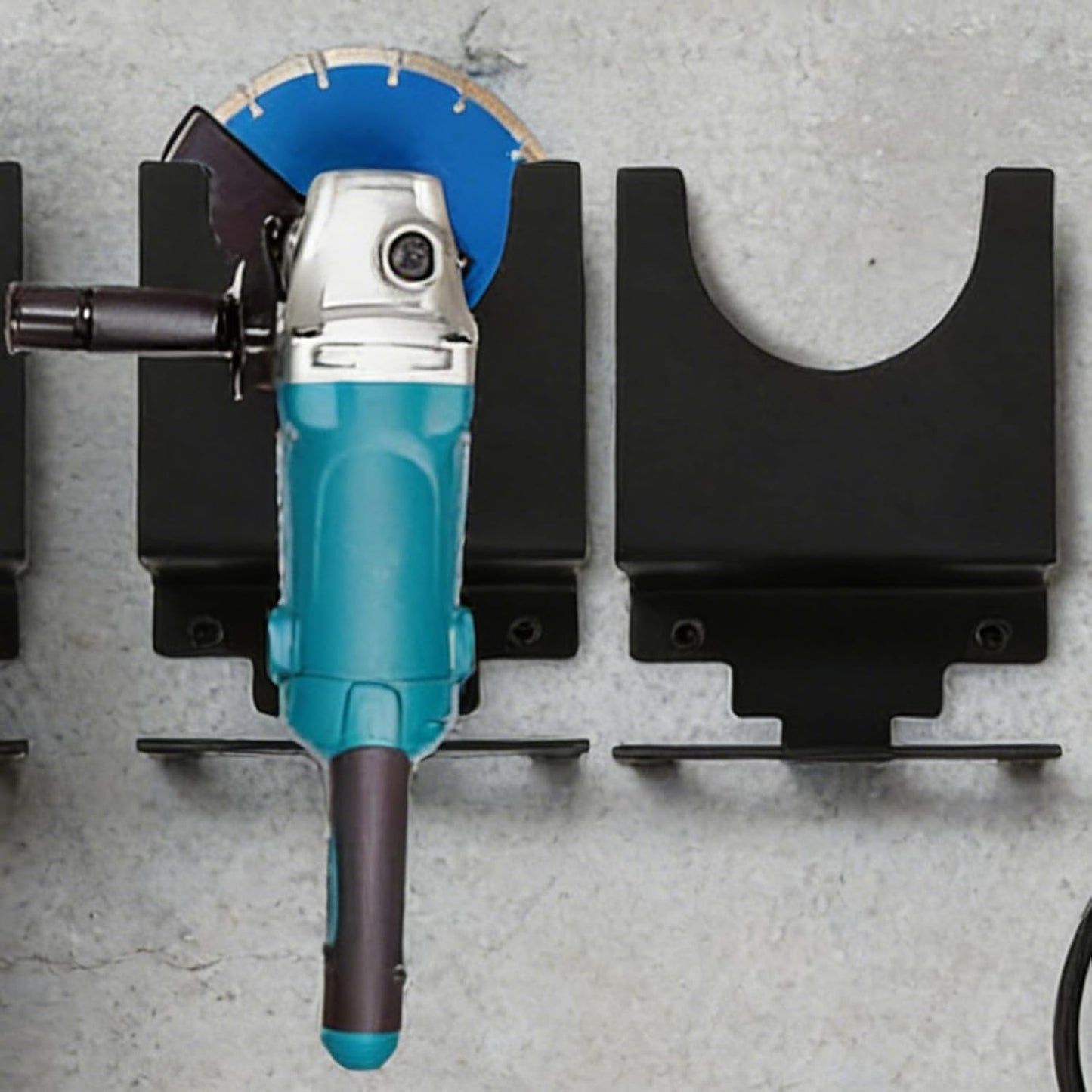 GENERIC Support Mural Pour Meuleuse D'angle | Support à Outils | Support De Rangement Pour Outils Pour Meuleuses De 12,7 Cm, Chantier, Maison, Sous-sol, Atelier, Professionnel, Garage