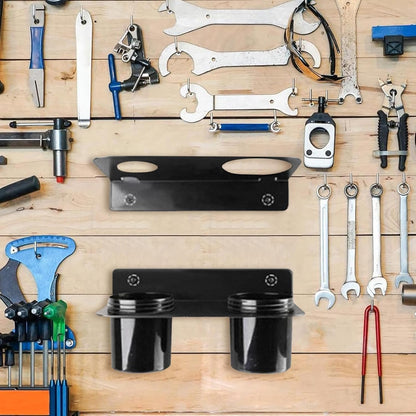  Générique Rangement Pour Entonnoirs à Huile | 2 Pièces Support De Montage | Support Fixation Murale Pour Camping Abri Atelier Maison Bureau