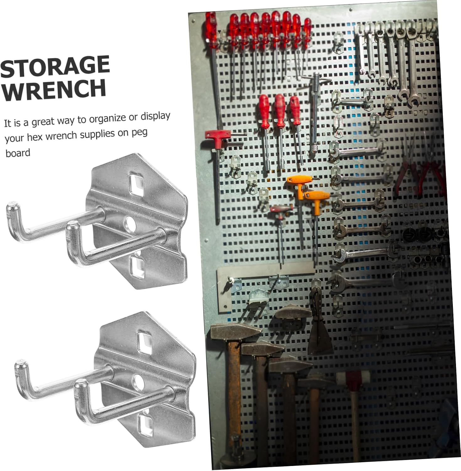  Housoutil 5pièces Crochets Pour Panneaux Perforés Crochets De Suspension Pour Ranger Outils Et Objets Accessoires Pratiques Pour Organisation Maison Et Cuisine