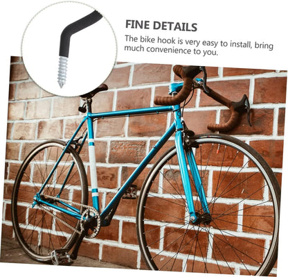  VOSAREA Lot De 6 De Vélo Robustes Pour Plafond De Garage Résistance Cycle En Métal Installation Facile Pour Garage Et Maison