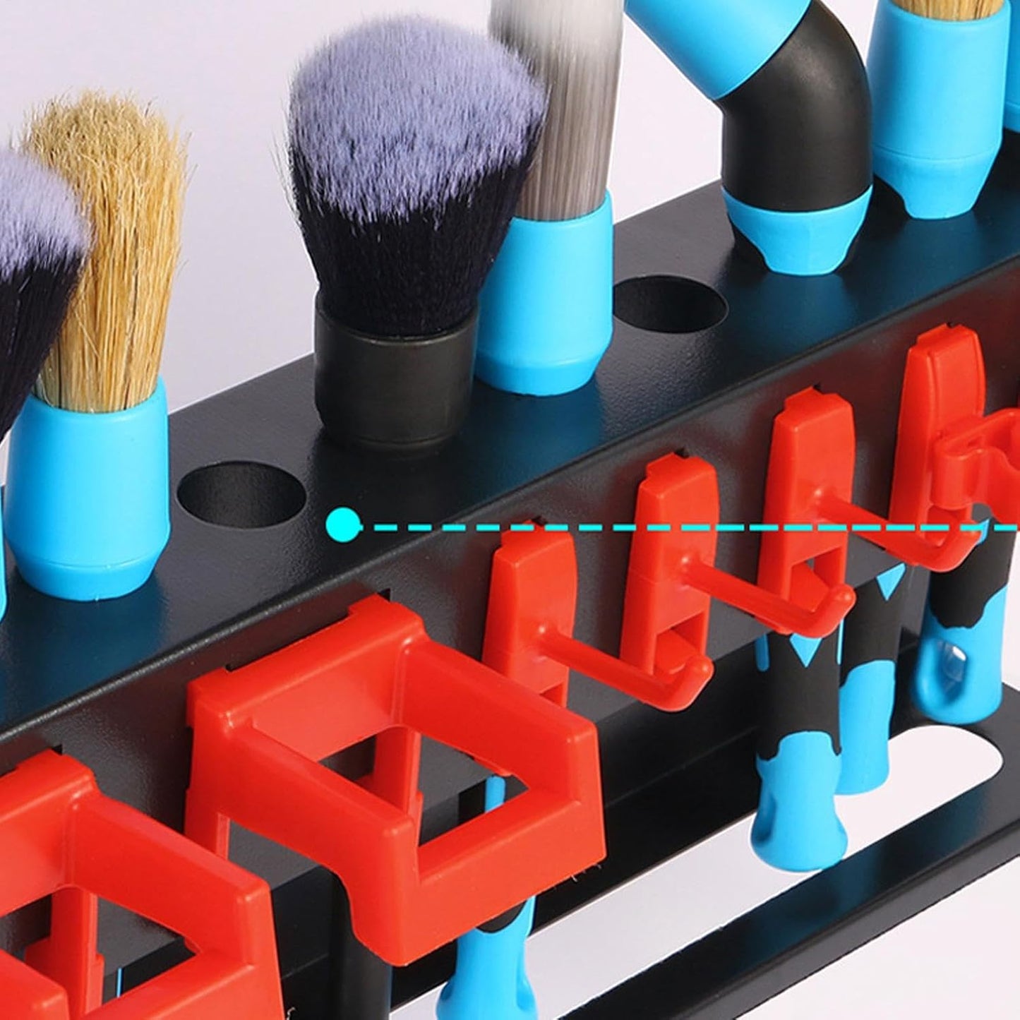  Garage Tool Organizer, Multi-Functional Spray Bottle Holder, Air Tool Rack, Detailing Bottle Organizer, Wall-Mounted Storage For Home Garages, Spray Bottles, And Abrasives With 17.72x6.1x2.36 Inches