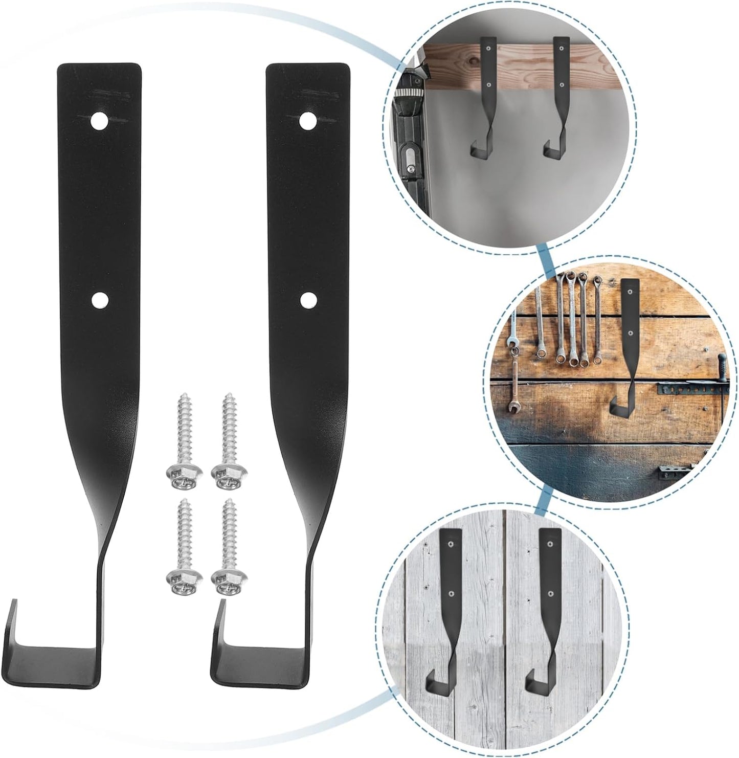  Ciieeo Crochets Robustes Pour Tronçonneuse Support Mural Pratique Fixation Murale Pour Garage Accessoires Organisation