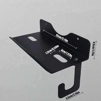  Support Mural Pour Scie Sauteuse, Organiseur En Métal Pour Outils électriques, Support De Scie Sauteuse De 30,5 Cm, Accessoire D'organisation D'outils Avec Design Robuste, Rangement Pour La Maison, Le