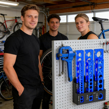  Support De Rangement Pour Outils – Organisateur D'établi De Vélo à 6 Emplacements, Support De Pince Pour Outils De Réparation Robuste Avec Conception Peu Encombrante, Solution De Rangement Polyvalente