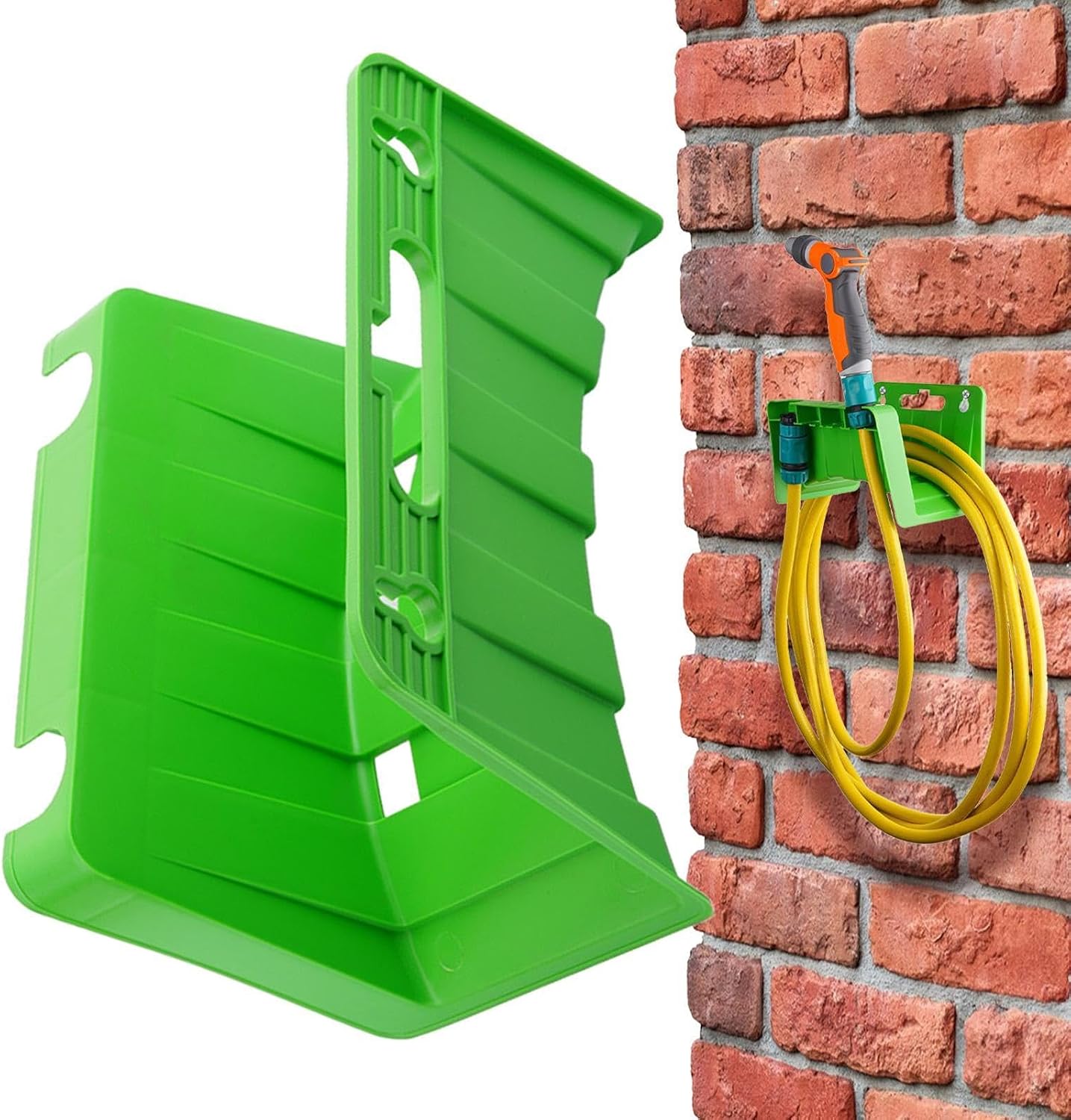  Support Mural Robuste Pour Tuyau D'arrosage | Pour Tuyau, Terrasse, Rail, Clôture, Maison, Piscine, Camping-car, Balcon, Garage, Tracteur