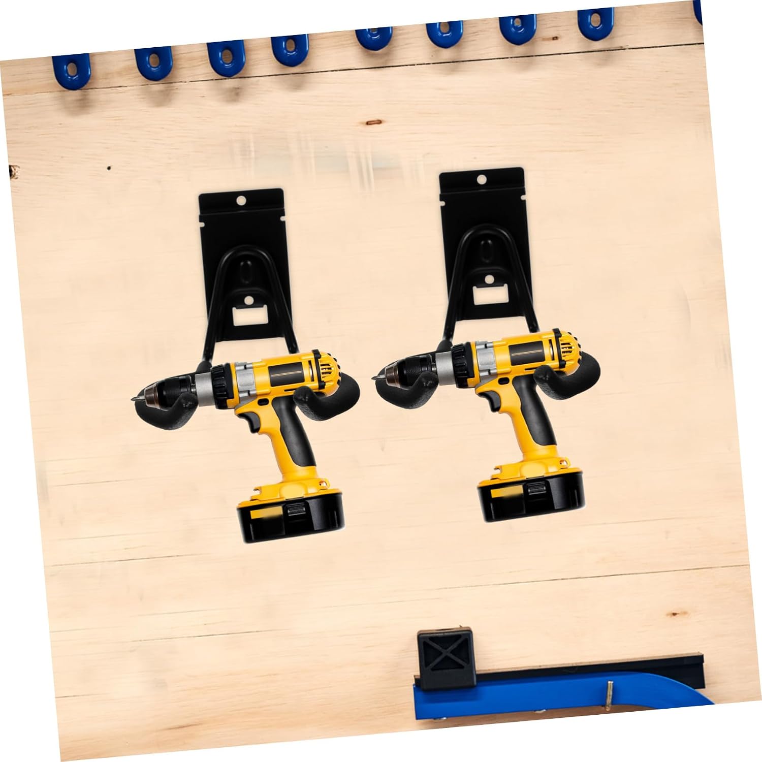  Cabilock à Outils De Garage Support De Rangement Pour Perceuse Électrique Support De Garage Mural Utilitaires Cintre Pour Échelles Cintre De Garage Mural Pelouse Pvc Stockage