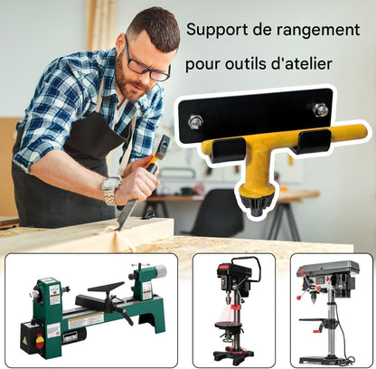 Porte-Outils D'Atelier,Support Murale Magnétique Pour Outils - Support à Crochet Pour Garage Établi Menuiserie Armoire Porte Abri De Jardin Maison