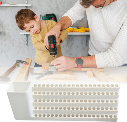 GENERIC Porte-tournevis | Support De Rangement Pour Embouts De Tournevis | Organiseur Mural Superposé Pour Mécanicien, électricien, Charpentier, Garage, Jardin, Maison, Sous-sol