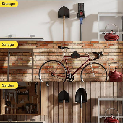 GENERIC Cintre Pour Débroussailleuse, Support En Acier Inoxydable Pour économiser De L'espace - Pour Intérieur Ou Extérieur, Jardin, Ferme, Sous-sol, Pelle, Râteau, Balai, Vadrouille