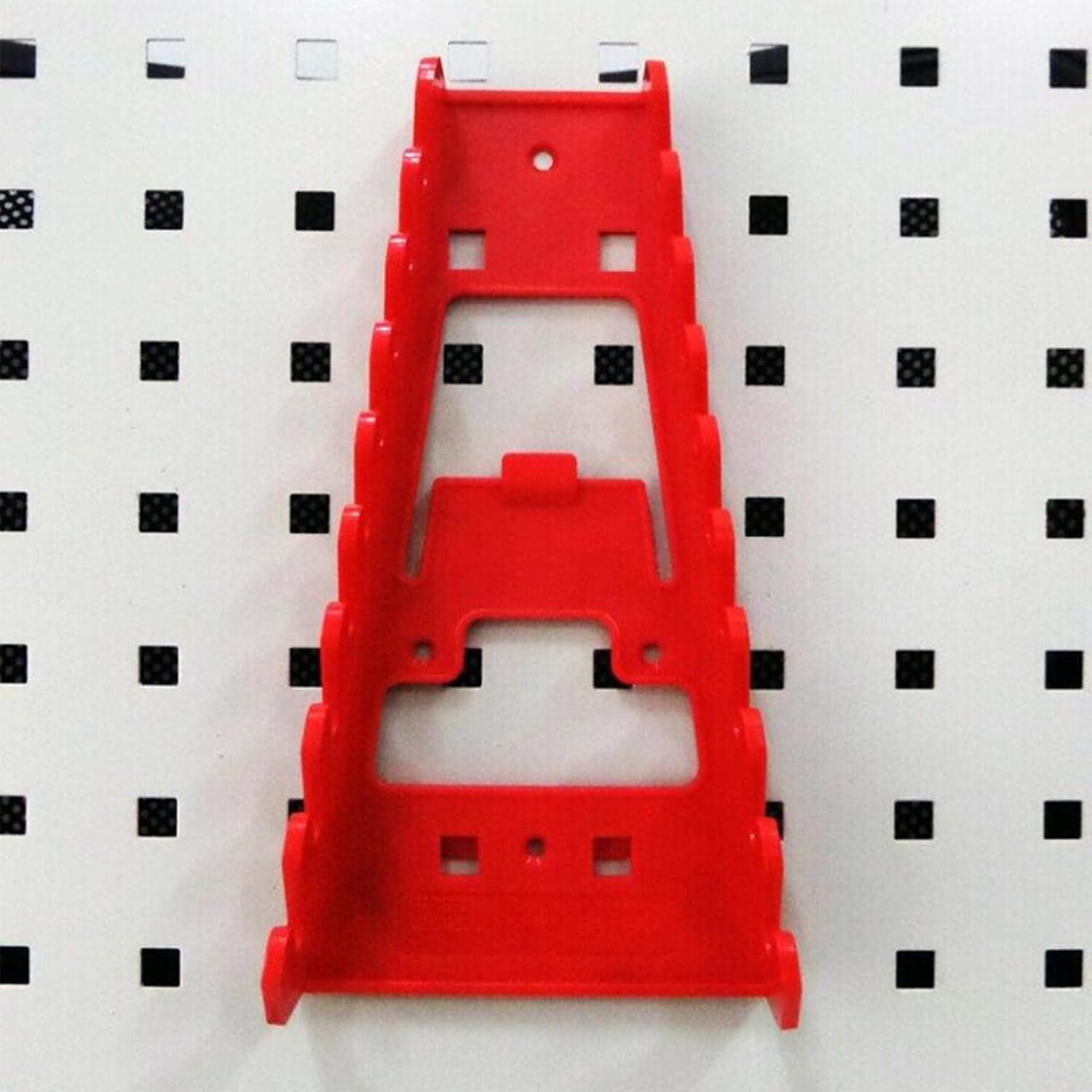  Générique Wrench Organizer, Heavy-Duty Rack For Pegboard, Space-Saving Tool Holder For Screwdrivers And Spanners, Storage Stand For Garage, Workshop, Repair Shop, Living Room