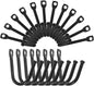  OUNONA Crochets Robustes Pour Suspendre Pour Garage Noir Lot De 20 Support Stable Et Solide, Crochets Muraux Puissants Et Rangement Outils