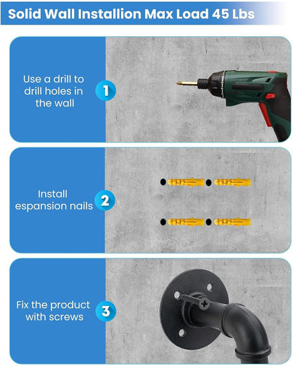  Support D'équipement Industriel – Organiseur Mural Robuste, Rangement Polyvalent Pour Outils, Y Compris Pulvérisateurs, Souffleurs Et Tubes, Support De Garage Renforcé Offrant Un San