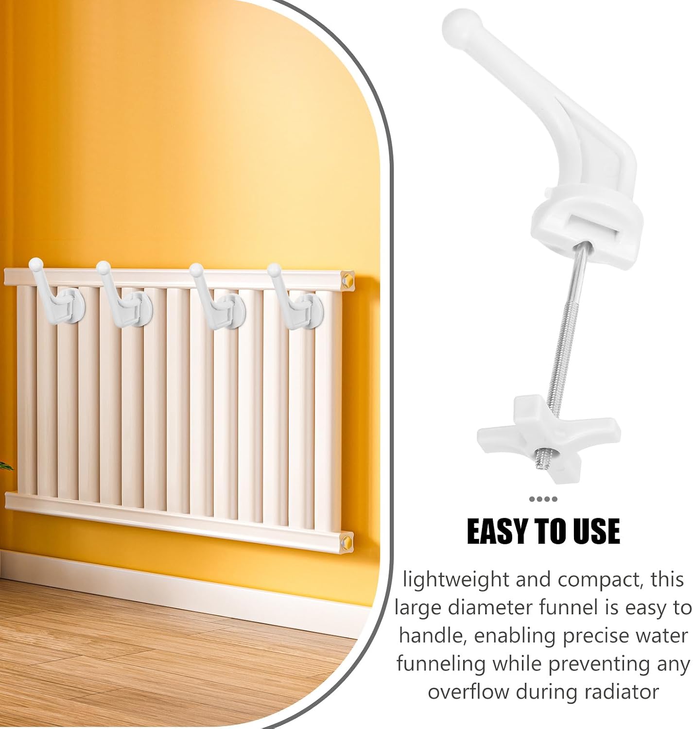  VALICLUD Crochets Muraux Forme Polyvalente En Plastique Blanc Pour Radiateur Lot De 20 Support Solide Et Installation Rapide Maison Salle De Bain