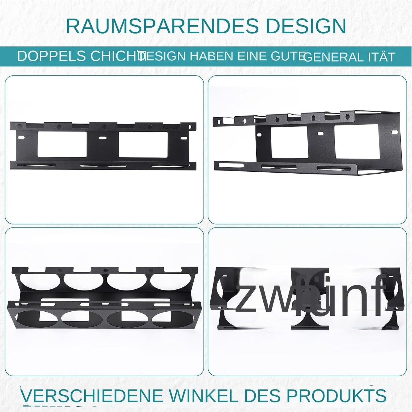  Organiseur De Tiges En Métal, Système De Support De Fil De Soudure, Support Mural En Fer Avec Structure De Fente Sécurisée, Unité De Rangement Compacte D'atelier, Design Utilitaire De Style Industriel