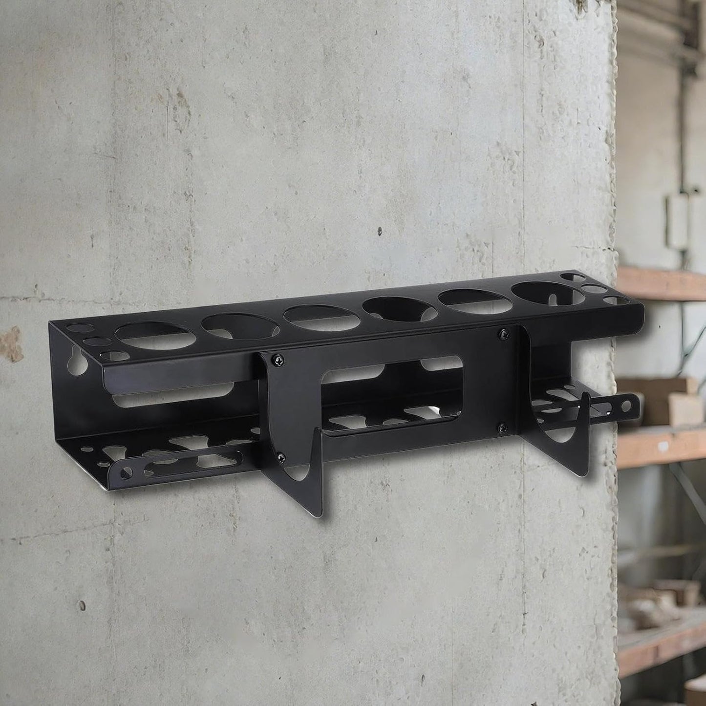  Support De Tube De Calfeutrage – Support Mural Robuste | Rangement D'outils Pour Rénovateurs De Garage, Entrepreneurs, Personnel D'entretien, Gestionnaires D'installations