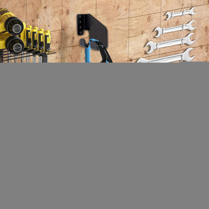  Porte-Tronçonneuse,Crochet De Stockage En Acier Au Carbone Pour Outils De Jardinage - Support De Rangement Pour Garage De Conception Économe En Espace Pour Tronçonneuse Scie à Main Pelle Pot à Huile É