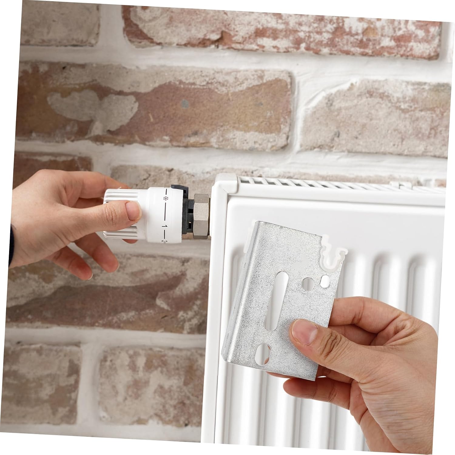  Gatuida Supports D'échelle Pour Mur De Garage En Acier Galvanisé Pour Radiateurs Panneaux Capacité De Charge Montage Mural Pour Système De Chauffage