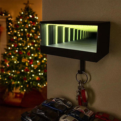  Organisateur De Garage Avec Crochet Mural Avec Lumières LED Pour Entrée Couloir Solution De Rangement Pour Les Amateurs De Voiture Support De Garage De Voiture