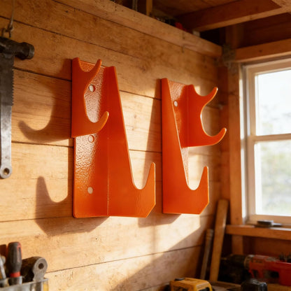  Lot De 2 Possesseurs Muraux En Métal Robuste Pour L'organisation D'atelier, Le Garage