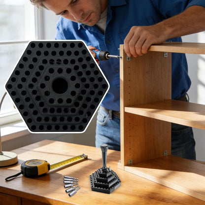 GENERIC Porte-embouts Hexagonaux – Organiseur D'embouts Hexagonaux De 4,8 Mm – Organisateur D'embouts Hexagonaux – Pour Garage, Travail Du Bois, Outils électriques, Construction, Charpentier électrique