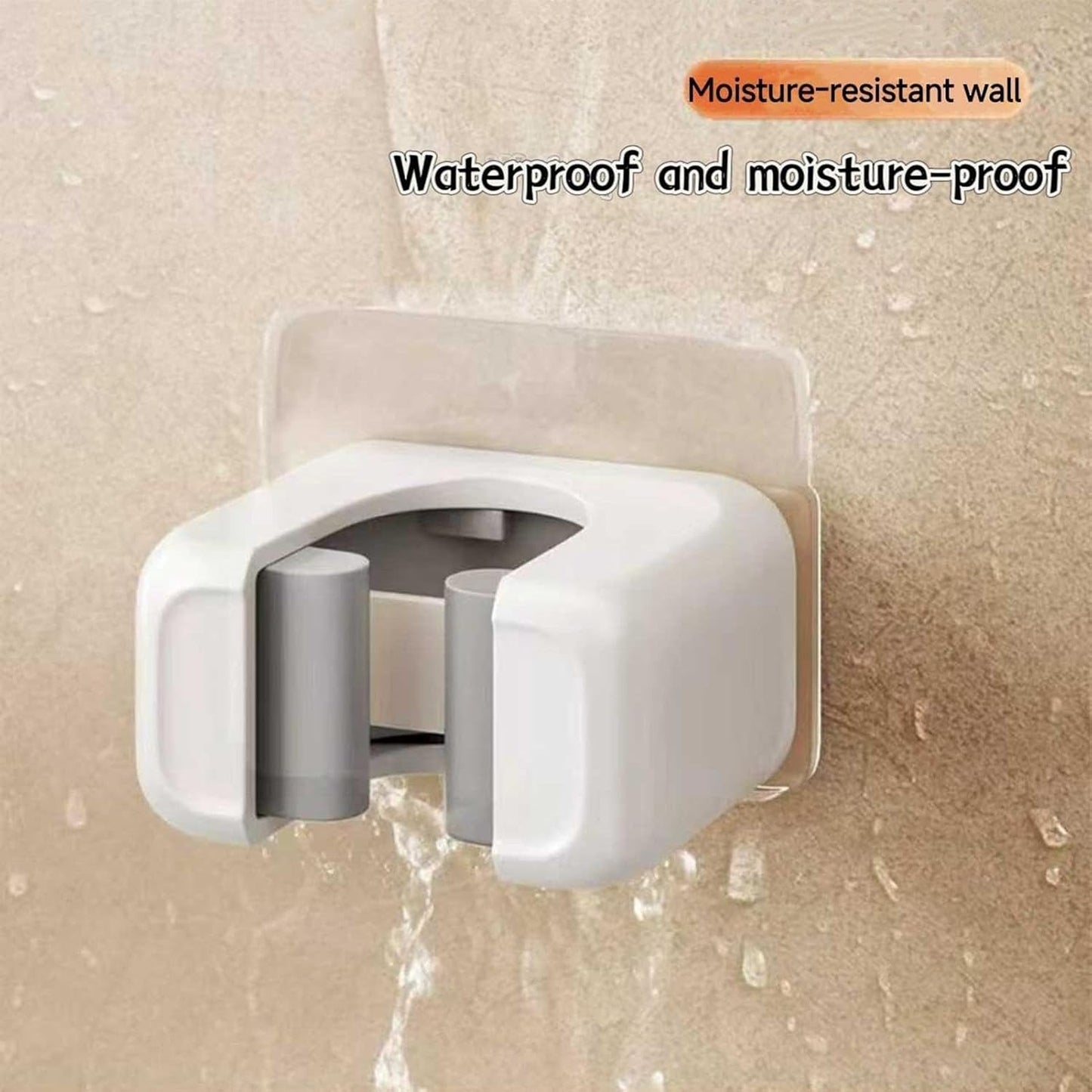  Support De Balai Robuste, 2 Pièces, économiseur D'espace, Outil De Nettoyage Pratique, Accessoire De Ménage élégant, Pour Homme, Femme, Adulte, Bureau, Appartement, Dortoir, Camping-car