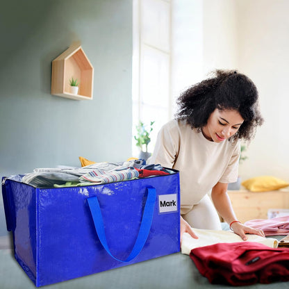  Lot De 8 Sacs De Déménagement,93L Boite Rangement Vetement Couettes, Alternative Aux Cartons Déménagement Sac De Rangement Sac Rangement Vêtements Grand