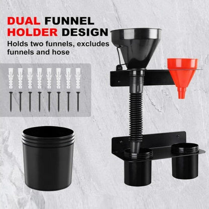  Générique Rangement Pour Entonnoirs à Huile | 2 Pièces Support De Montage | Support Fixation Murale Pour Camping Abri Atelier Maison Bureau