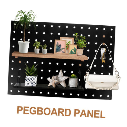  Gatuida Perforated Metal Wall Sign Garage Tool Organizer Heavy Duty Multi-Hole Easy To Install Wall Space