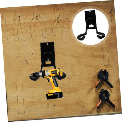  Cabilock à Outils De Garage Support De Rangement Pour Perceuse Électrique Support De Garage Mural Utilitaires Cintre Pour Échelles Cintre De Garage Mural Pelouse Pvc Stockage
