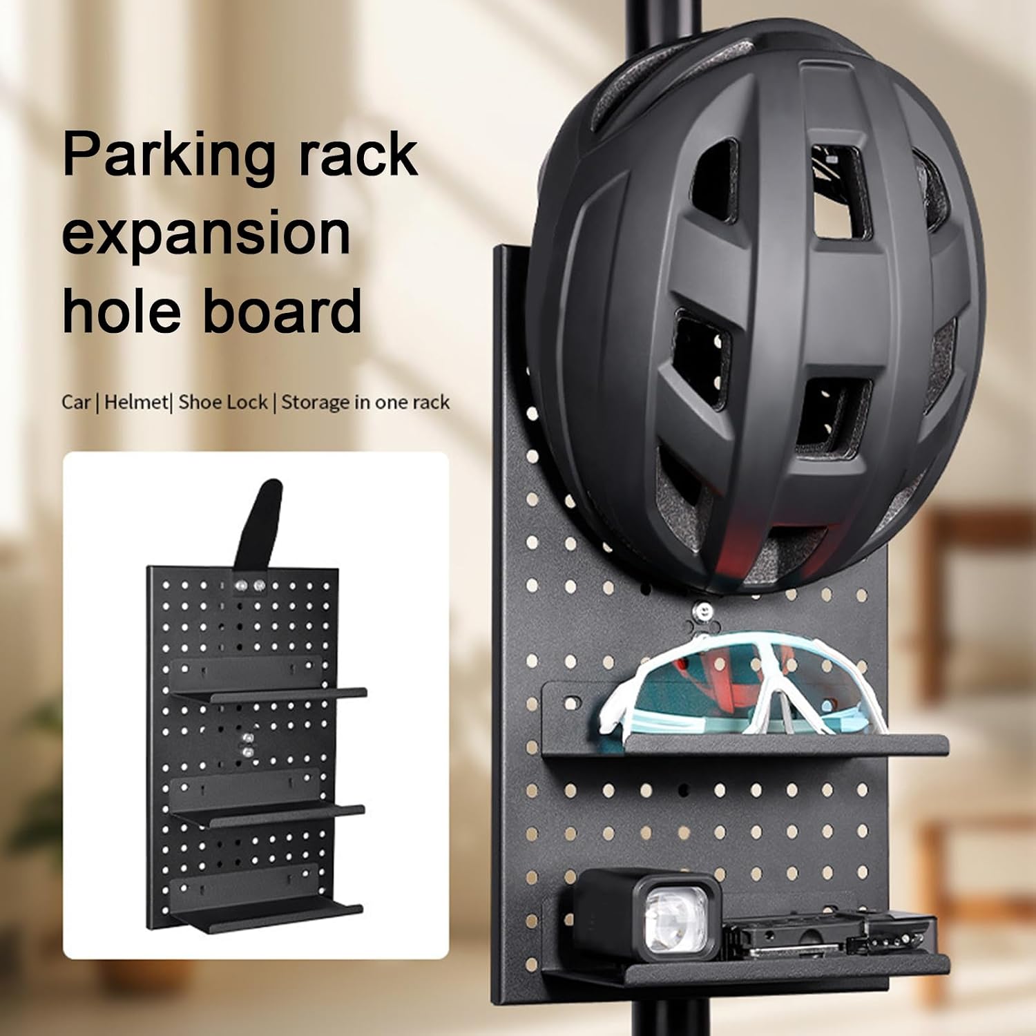 GENERIC Organisateur De Perforée,Organisation D'extension D'outil En D'aluminium | Support Mural Pour Casque | Pour Garage, Mur, Bureau, Chambre, Bureau Et Atelier