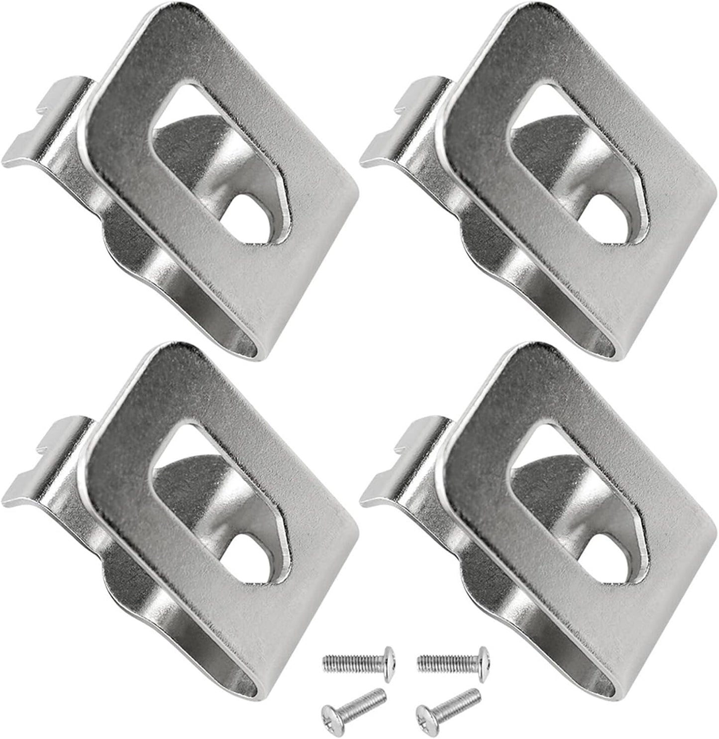  Clips De Ceinture De Perceuse électrique En Métal, Crochets D ' Outils Antirouille Pour L ' Organisation D ' établi De Garage N268241 Clip De Ceinture En Acier Inoxydable 4 Pièces
