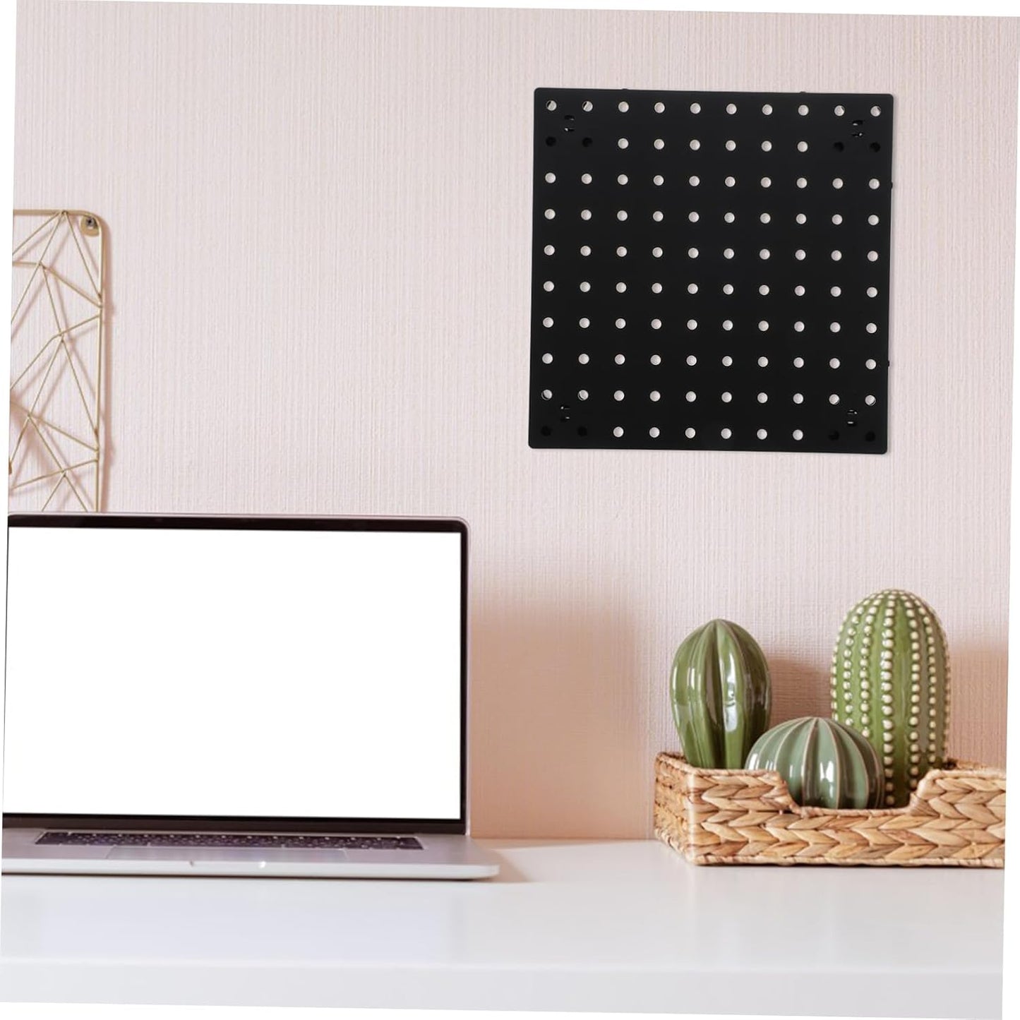  OUNONA Kit De Montage Mural 10 X 10 Pouces Pour Organisateur Doutils Panneau Mural Pour Garage Salle De Bain