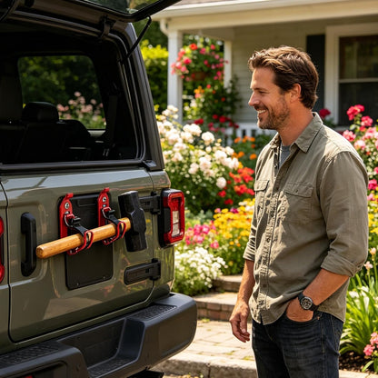  Generisch Lot De 2 Supports Muraux Pour Camion - Support Mural En Métal - Porte-outils De Tracteur - Pour Lit, Garage, Camping-car, Camionnette, Travail, Trajet Interurbain, Véhicule Utilitaire