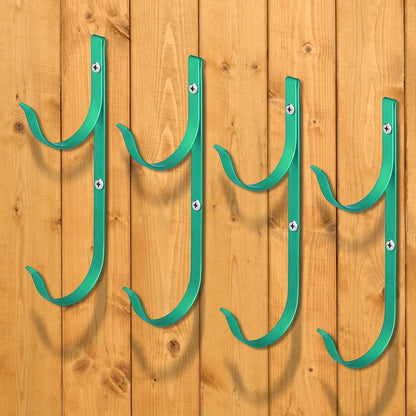  Crochets Piscine Pour Perches - Rangement Multifonction Bord Bassin - Crochet De Rangement Pour Bord De Piscine | Pour Râteaux Épuisettes Filets Brosses Outils, Accessoires Mur Rampe Perches Télescopi