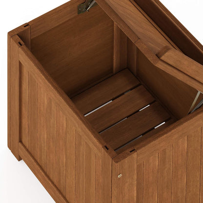  Furinno Tioman Extérieur Bois Dur Boîte De Rangement, Naturel