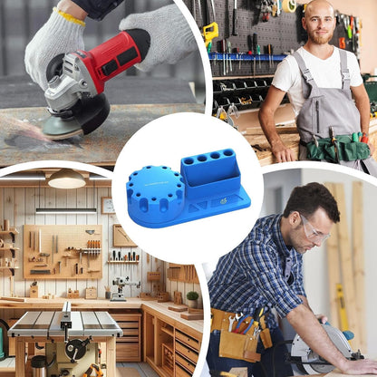  Support Tournevis Polyvalent, Porte-outils Rotatif, Support à Outils De 5,98x2,76x2,17 Pouces Avec Rotation à 360 Degrés, Supportes Rangement Robuste En ABS, Supports Outil Au Design Compact