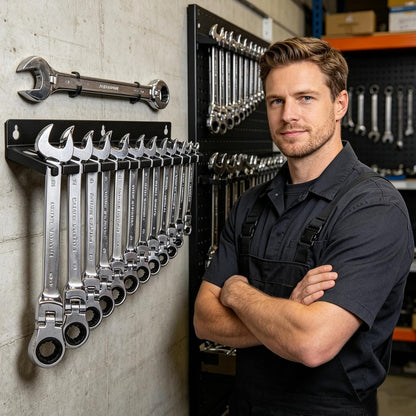  Supports Et Organiseurs Muraux De Clés,Stockage D'Outils Grande Capacité - Support Mural Pour Clés | Pour Tournevis Hexagonaux Cliquet Cutter Ciseaux Maison Garage Atelier Espace Travail Coin
