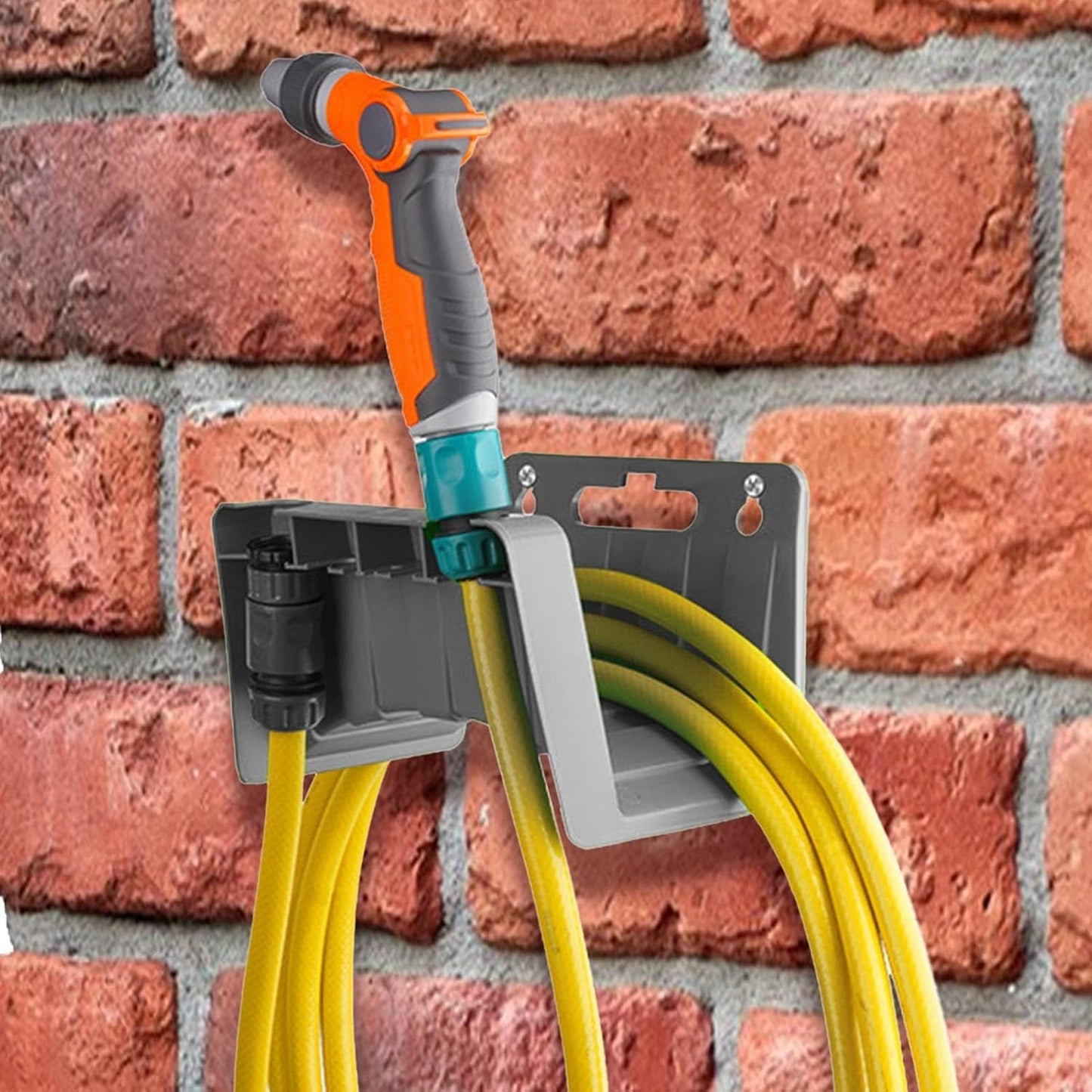  Support De Tuyau D'arrosage Pour Montage Mural - Support Mural Robuste - Pour Ranger Tuyau, Robinet, Buse, Terrasse, , Balustrade, Maison, Piscine, Camping-car, Balcon Et Jardin