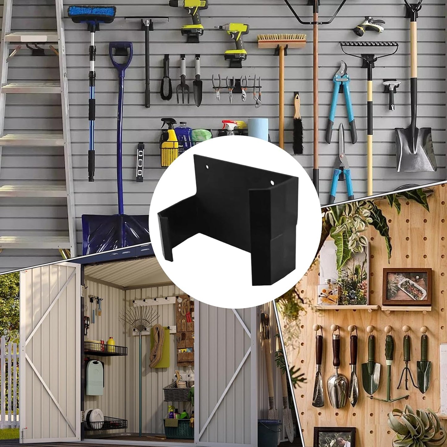  Générique Organisateur De Rangement Pour Outils Electriques | Range Perceuse Murale Support,Support De Rangement Garage Robust Pour Perceuse Visseuse Marteau Atelier Garage Jardin